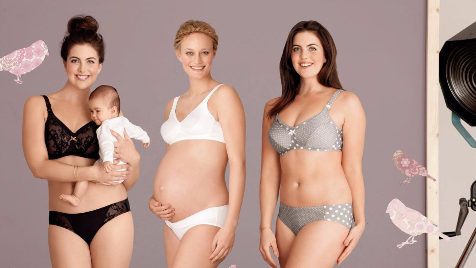 Sujetadores que te acompañarán en el crecimiento de tus senos, durante el embarazo.