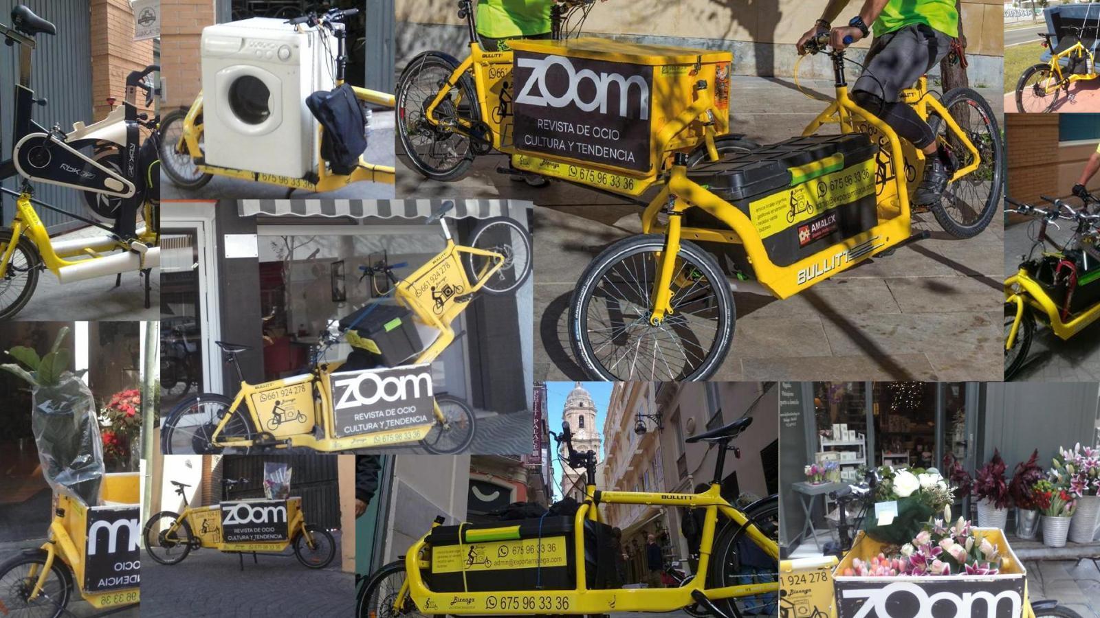 Envios locales en bici, generando 0,0gr CO2 durante el transporte.