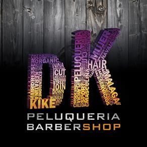 DK Peluquería Barber Shop Logo