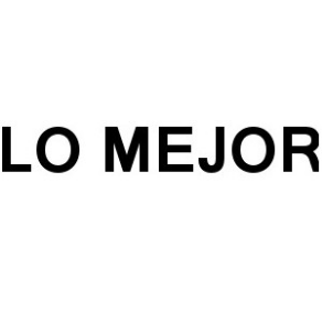 LO MEJOR Logo
