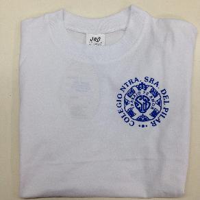 Camiseta Deporte Manga Corta Nuestra Señora del Pilar. Talla 2 a 16