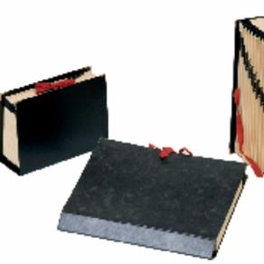 CARCHIVO Carpeta acordeon 20 compartimentos A-Z y 1-31 Folio Negro 199406