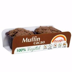 Muffin Cacao 100% Vegetal Sin Gluten de Muuglu 120 gr.