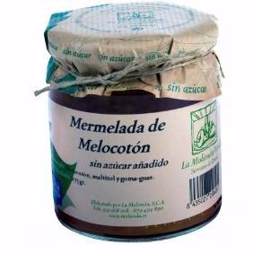 Mermelada de Melocotón Sin Azúcar Añadido de La Molienda Verde 275 gr.