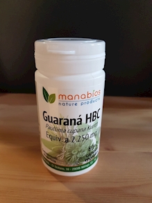 GUARANA HBC  2250 gr 62 cápsulas vegetales Manabios