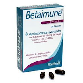 BETAIMUNE antioxidante avanzado 30 cápsulas Health Aid