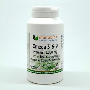 OMEGA 3-6-9 1.000 mg 90 perlas Manabios