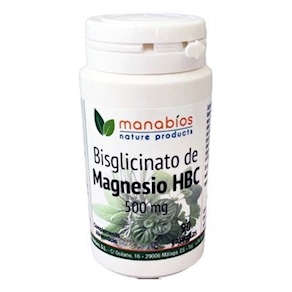 Bisglicinato de Magnesio 500 mg - Manabios - 90 cápsulas