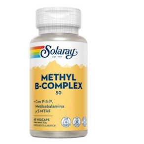 METHYL B-COMPLEX 50 (coenzima) 60cap. SOLARAY